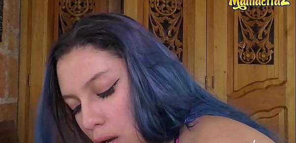  TU VENGANZA - Blue Maria & Mister Marco - Teen Latina Rides Hard Cock On First Homemade Session